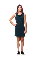 Fototapeta premium Full body caucasian woman