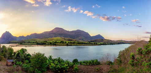 lake in the mountains