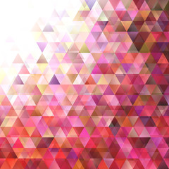 Geometrical abstract gradient triangle background - vector graphic design