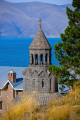 Fototapeta na wymiar Armenian Apostolic church St. Hakob (St. James), Sevan