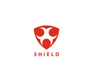 Security Shield Logo design vector template