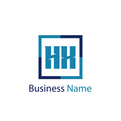 Obraz premium Initial Letter HX Logo Template Design