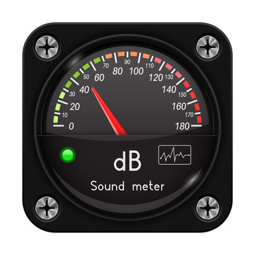 Volume unit meter. Sound audio equipment
