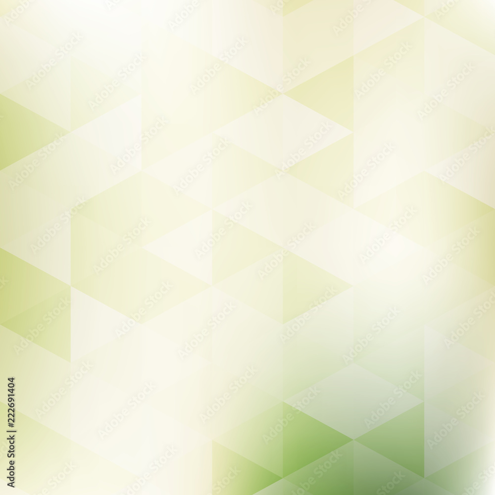 Aufkleber Abstract smaragdine geometric pattern with triangles. Vector