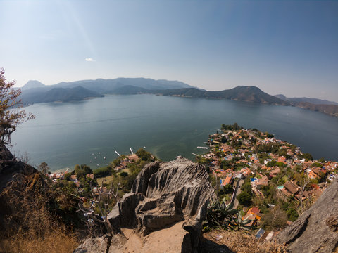 La Pena View Point in Valle de Bravo Mexico