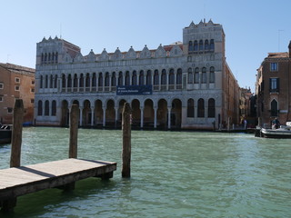 Fototapeta na wymiar Venezia - museo di storia naturale in palazzo Fontego dei Turchi