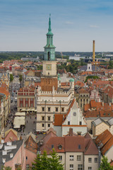 Fototapeta premium Poznan old city panorama, Poland
