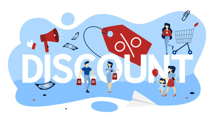 Discount concept. Idea of special offer and sale.