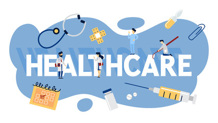Fototapeta premium Healthcare concept. Idea of doctor consultation and medical treatment
