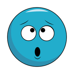 Worried chat emoticon