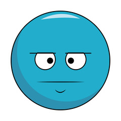 Serious chat emoticon