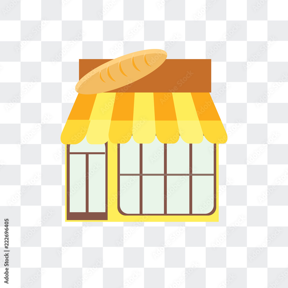 Poster bakery icon isolated on transparent background. modern and editable bakery icon. simple icons vector