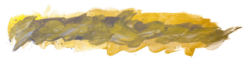 Trendy golden paint element band