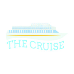 Vacation cruise with text