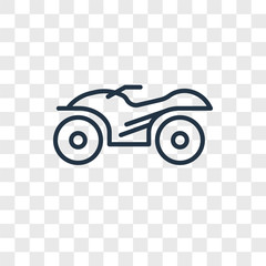 quad icons isolated on transparent background. Modern and editable quad icon. Simple icon vector illustration. © t-vector-icons