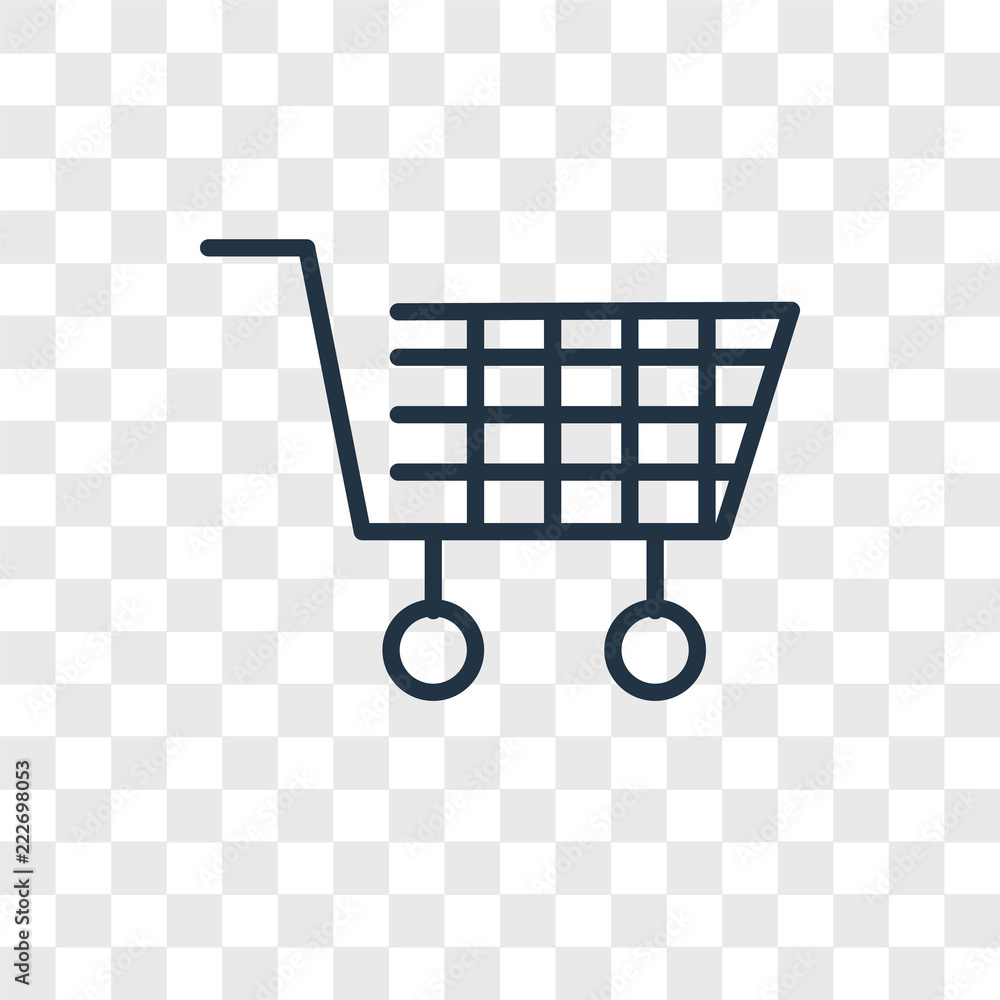 Poster wheelbarrow icons isolated on transparent background. modern and editable wheelbarrow icon. simple i