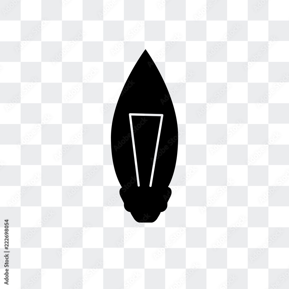 Poster light bulb icon isolated on transparent background. modern and editable light bulb icon. simple icon