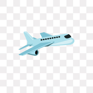 airplane icon on transparent background. Modern icons vector illustration.  Trendy airplane icons Stock Vector | Adobe Stock