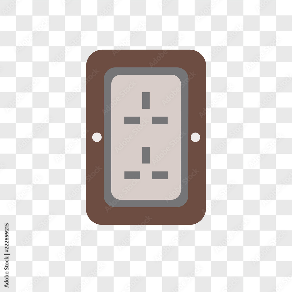 Poster plug icons isolated on transparent background. modern and editable plug icon. simple icon vector ill