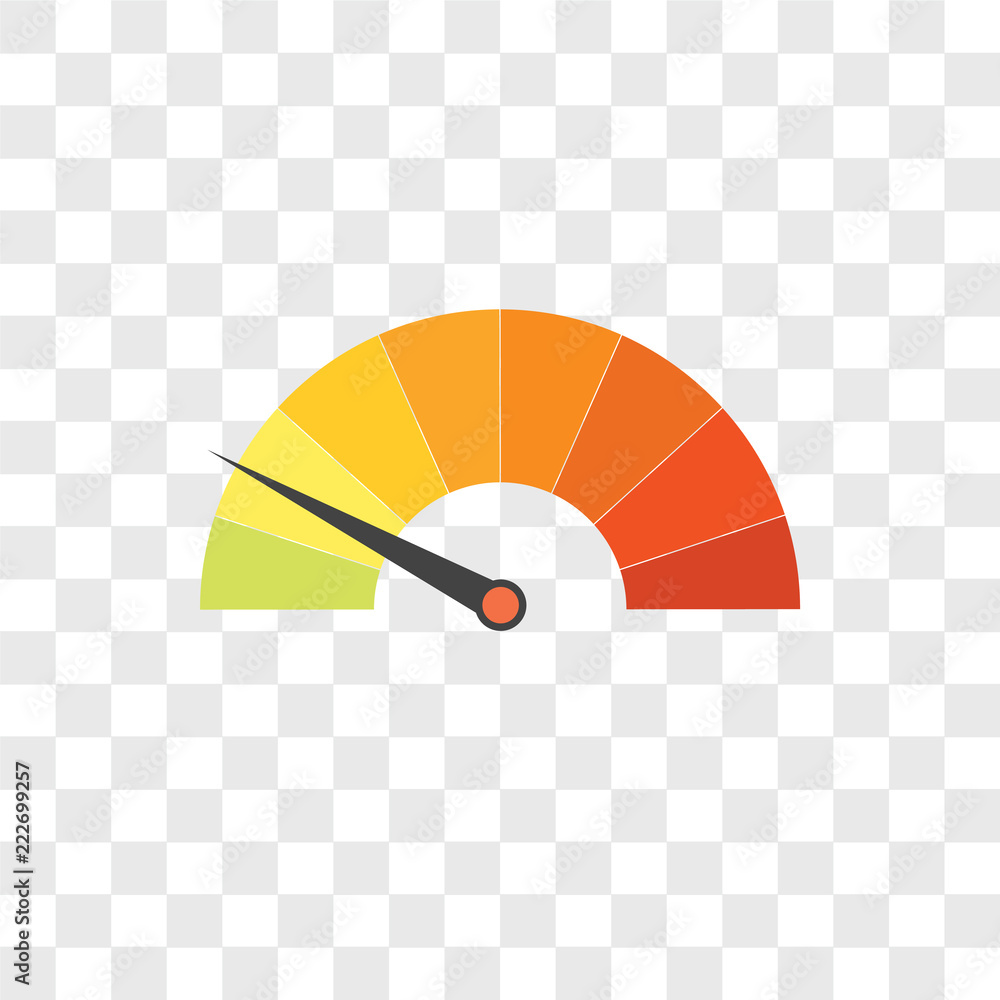 Poster meter icons isolated on transparent background. modern and editable meter icon. simple icon vector i