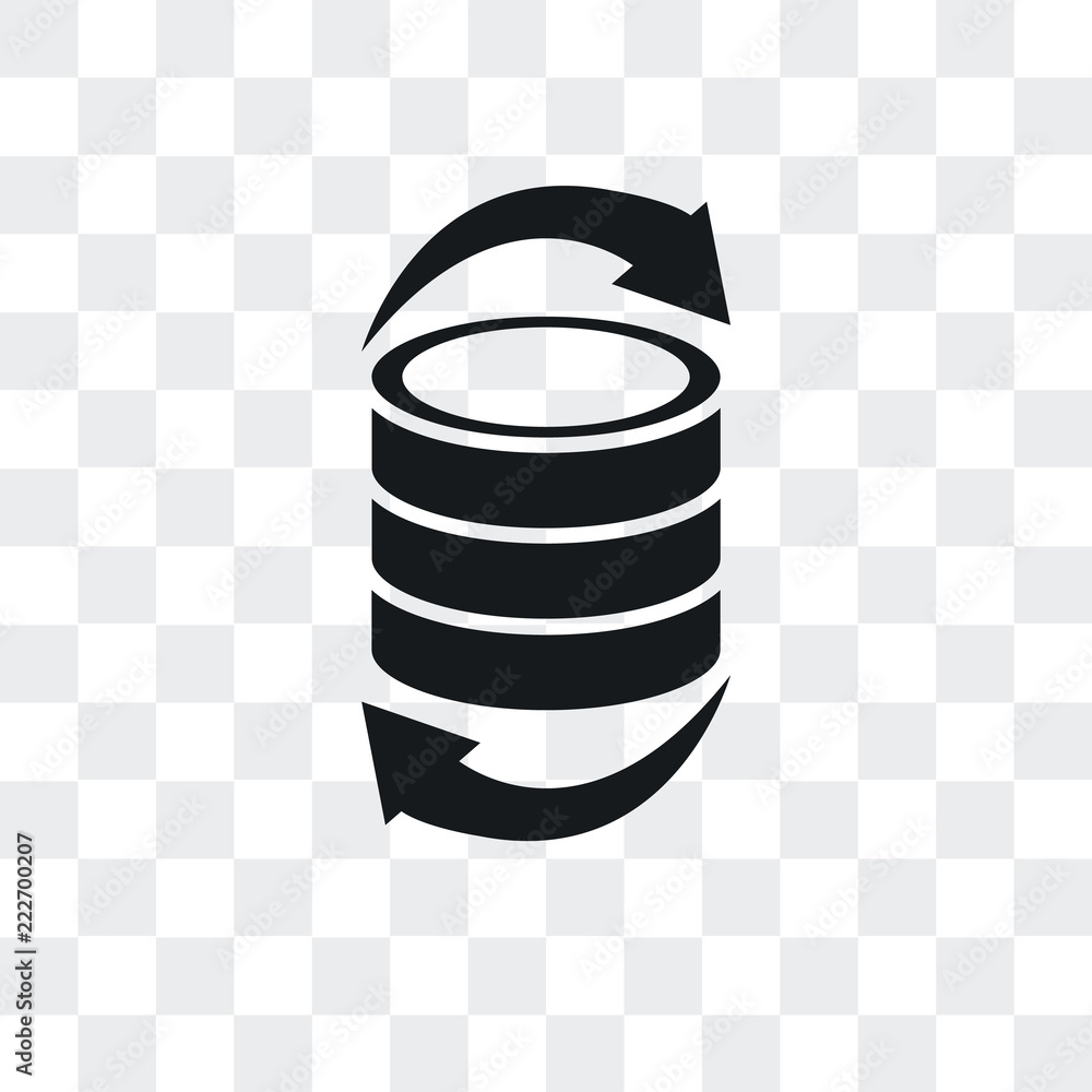 Poster transfer icon isolated on transparent background. modern and editable transfer icon. simple icons ve