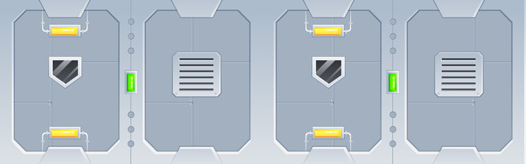 Space Ship Game Background © mikailain