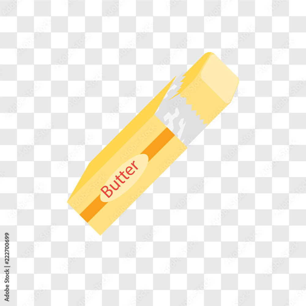 Poster butter icons isolated on transparent background. modern and editable butter icon. simple icon vector