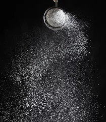Foto op Canvas fluffy powdered sugar © Mara Zemgaliete