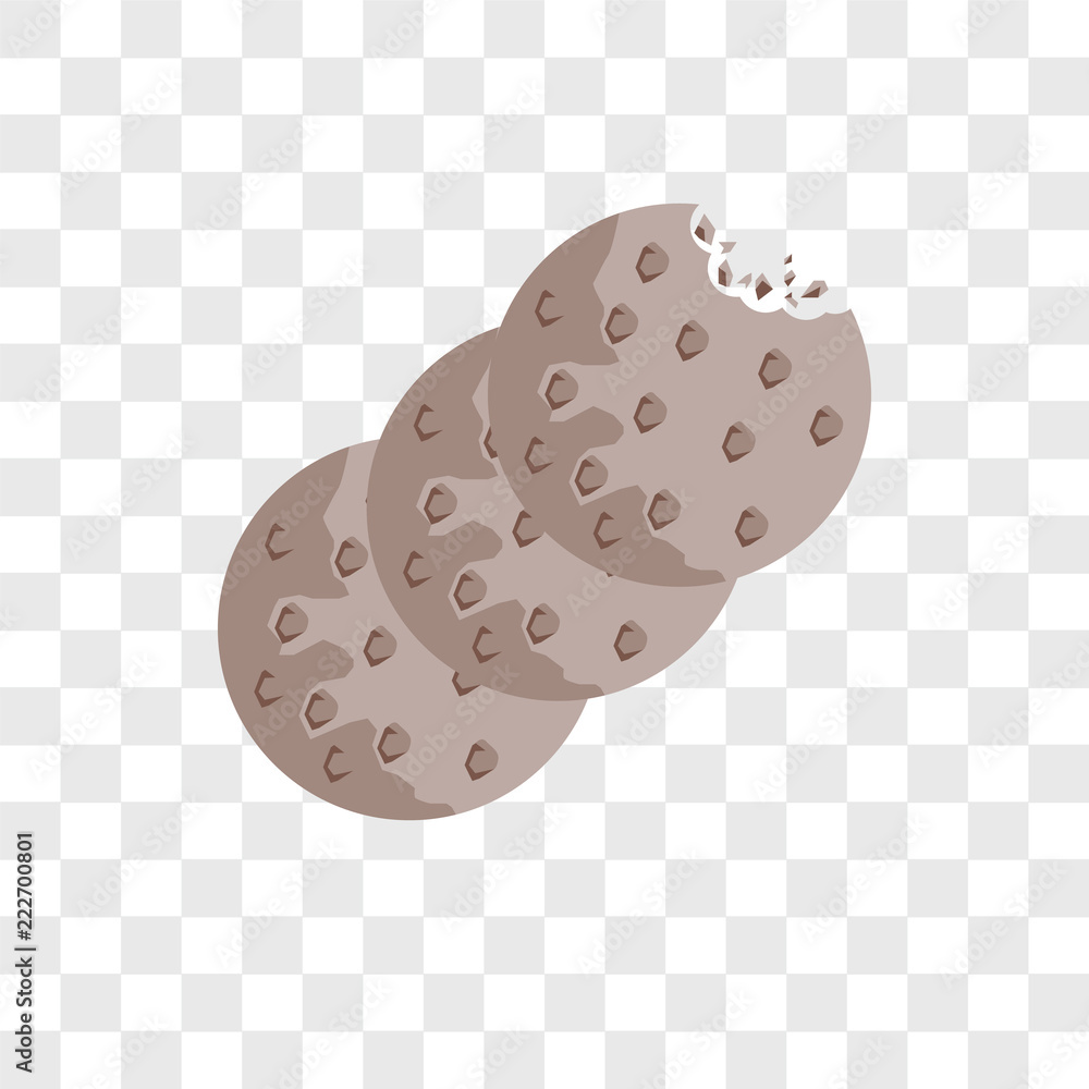 Poster cookies icons isolated on transparent background. modern and editable cookies icon. simple icon vect