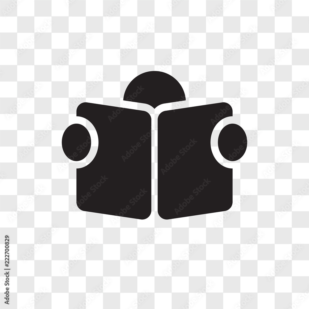 Poster reading icons isolated on transparent background. modern and editable reading icon. simple icon vect