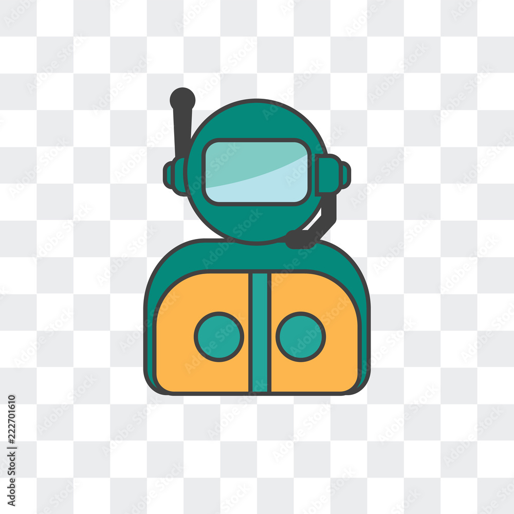 Poster astronaut icon isolated on transparent background. modern and editable astronaut icon. simple icons 