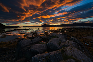 Fototapeta na wymiar Norwegian Sunrise