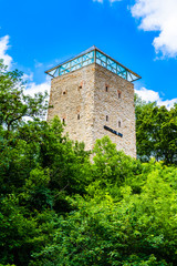 Fototapeta na wymiar The Black Tower in Brasov, Transylvania, Romania