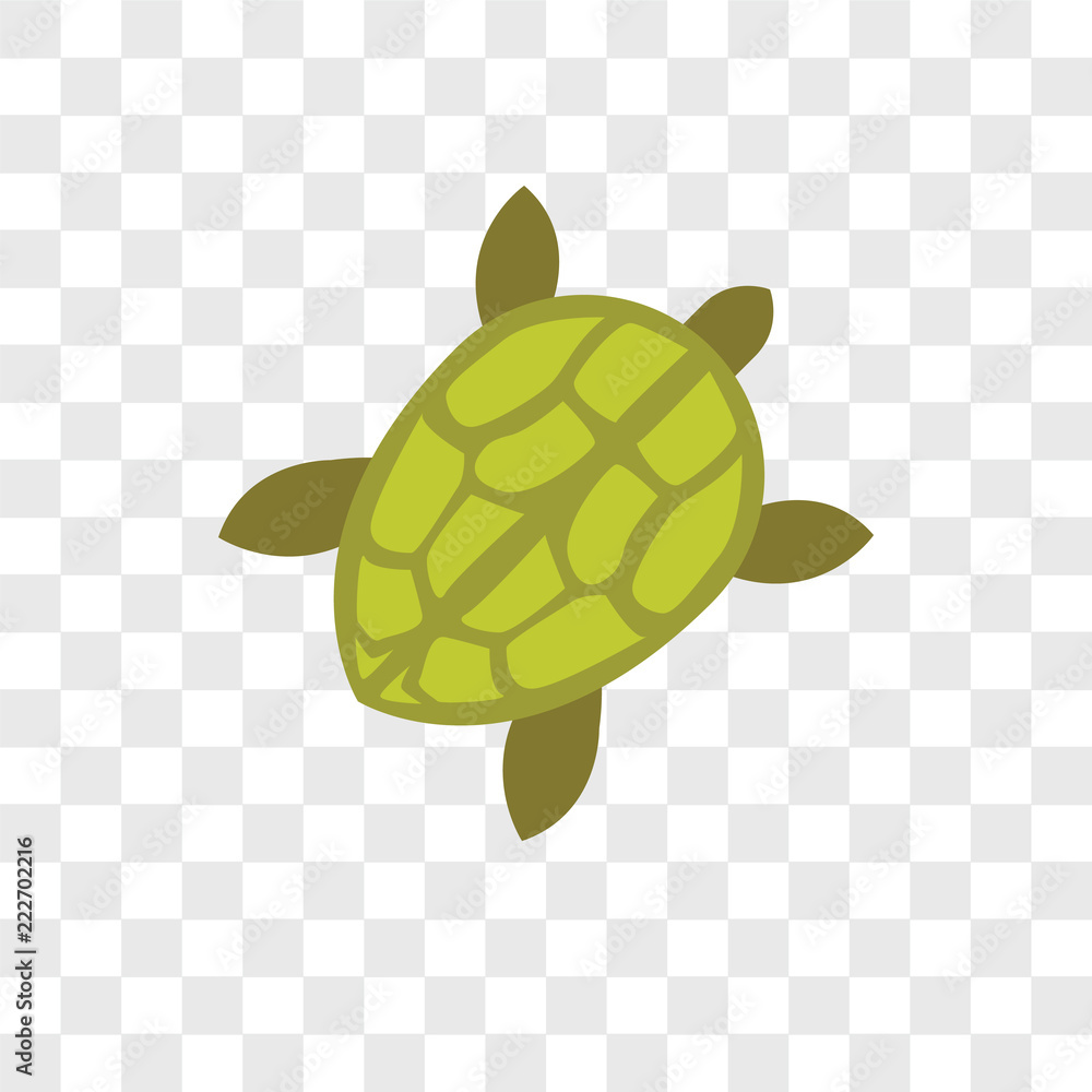 Poster turtle icons isolated on transparent background. modern and editable turtle icon. simple icon vector
