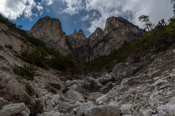 Fototapeta na wymiar Dolomites Italy, nature and landscape