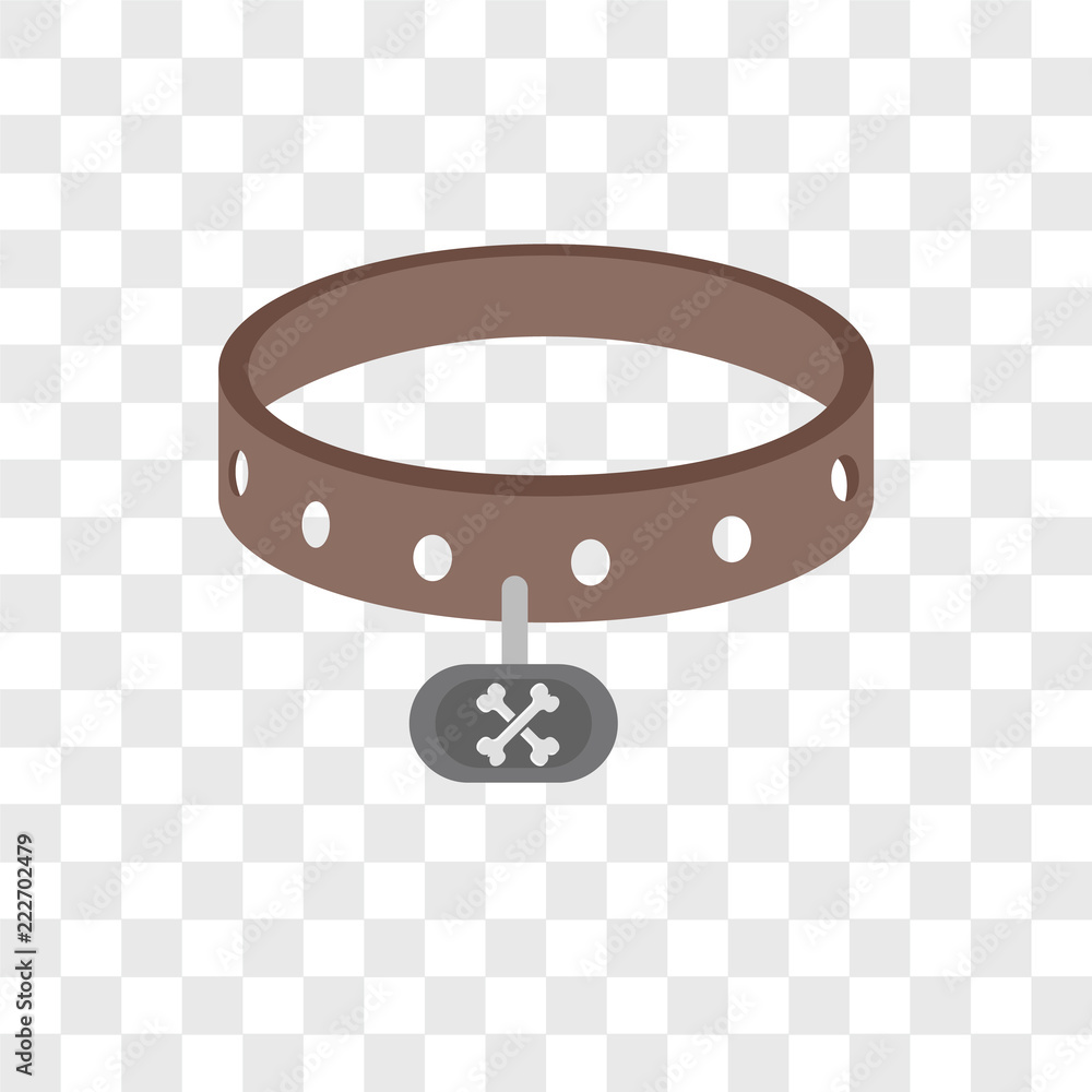 Poster collar icons isolated on transparent background. modern and editable collar icon. simple icon vector