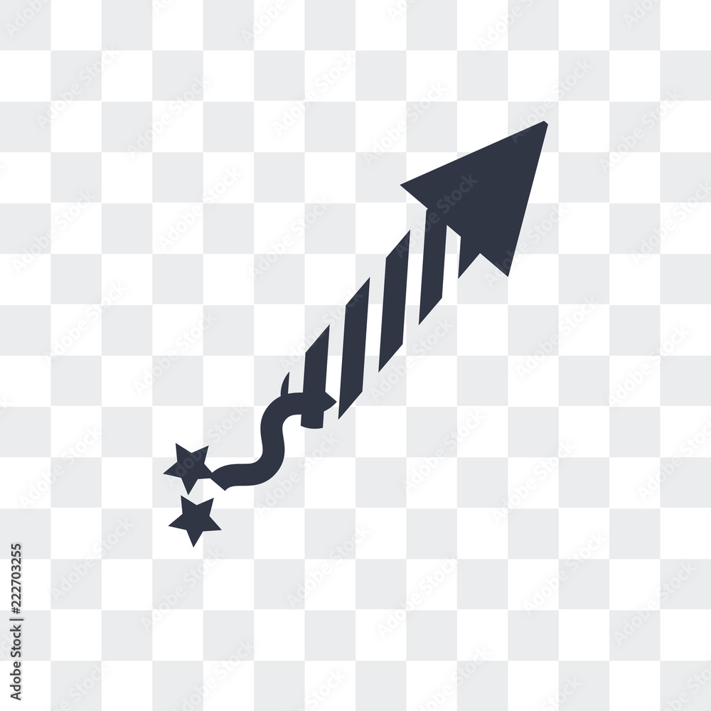 Poster firecrackers icon isolated on transparent background. modern and editable firecrackers icon. simple 