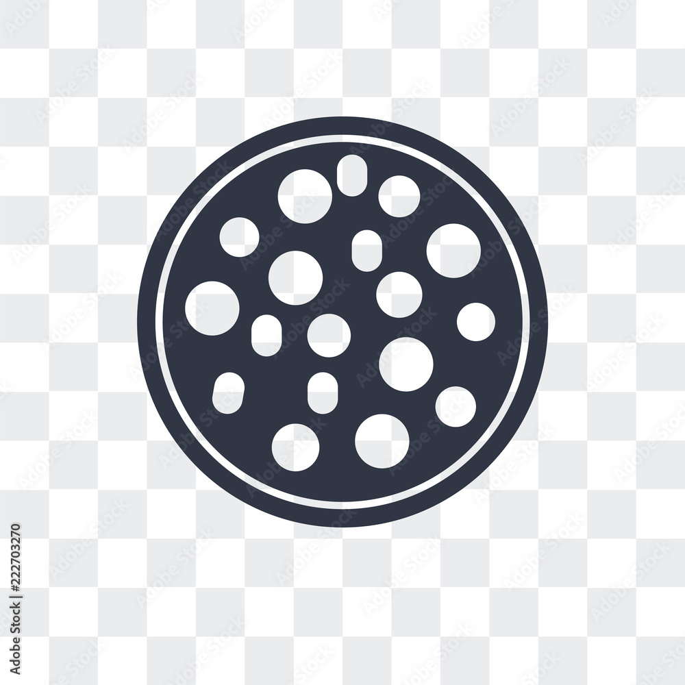 Poster pizza slice cut icon isolated on transparent background. modern and editable pizza slice cut icon. s