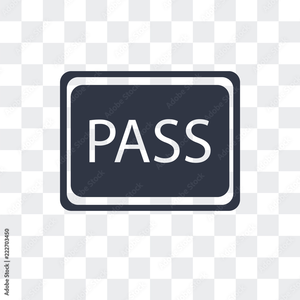 Poster vip pass icon isolated on transparent background. modern and editable vip pass icon. simple icons ve