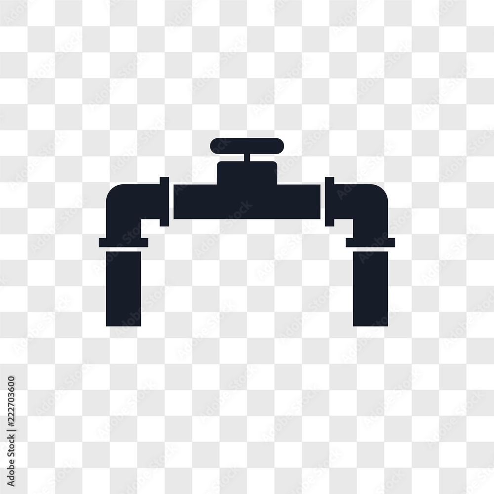 Poster pipe icons isolated on transparent background. modern and editable pipe icon. simple icon vector ill