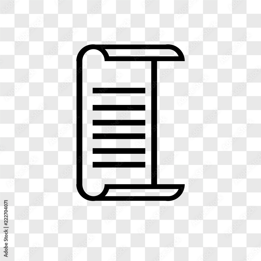 Aufkleber list icons isolated on transparent background. modern and editable list icon. simple icon vector ill