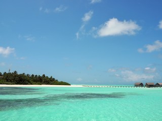 the resort in Maldives