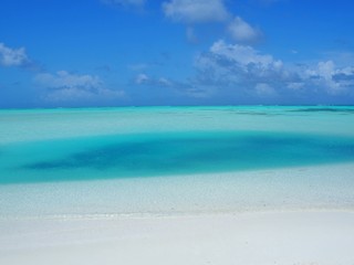 the beach in Maldives