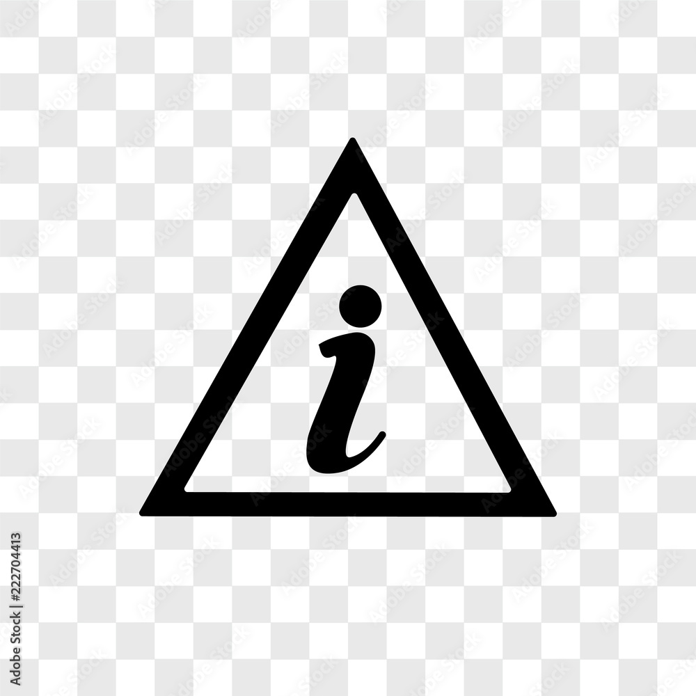 Poster information point icons isolated on transparent background. modern and editable information point ic