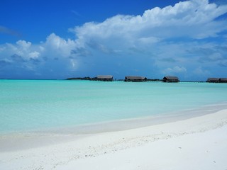 the beach in Maldives