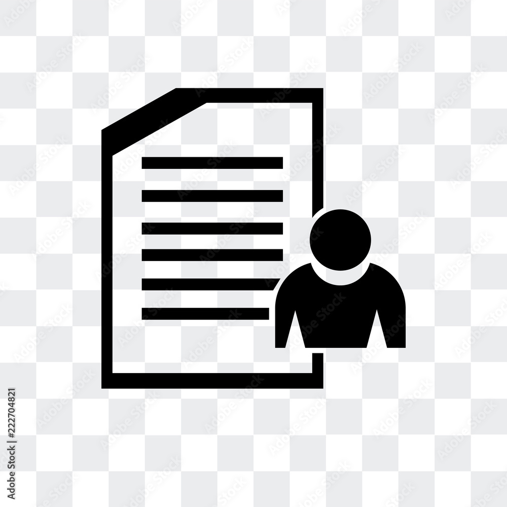 Poster exam icon isolated on transparent background. modern and editable exam icon. simple icons vector ill
