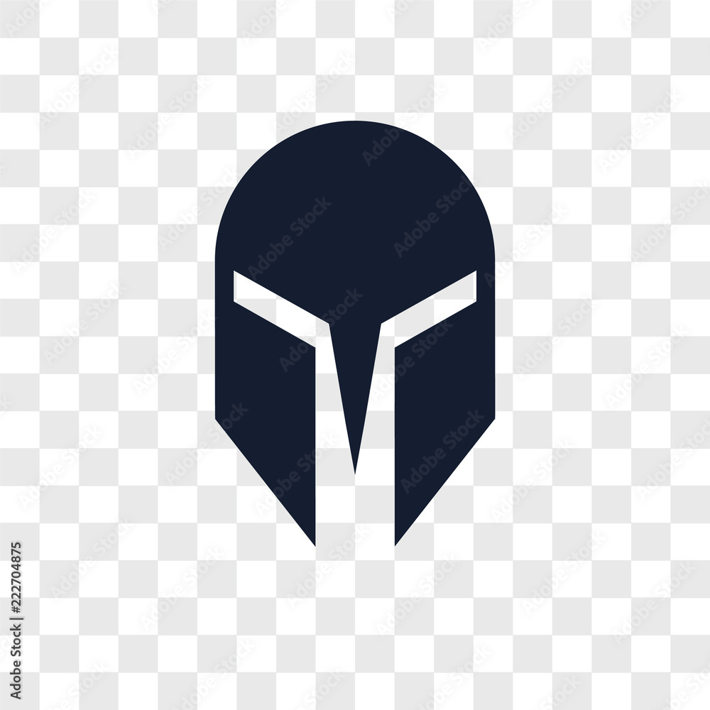 Poster helmet icons isolated on transparent background. modern and editable helmet icon. simple icon vector