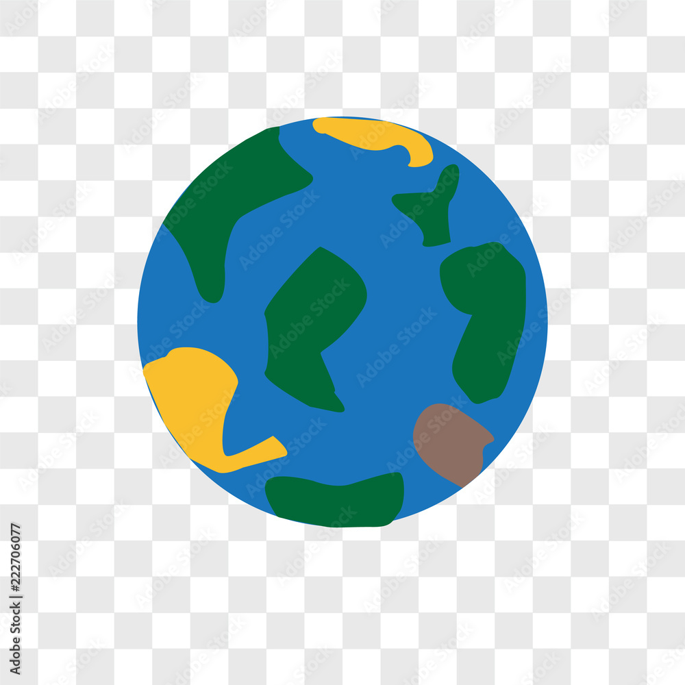 Poster globe icons isolated on transparent background. modern and editable globe icon. simple icon vector i