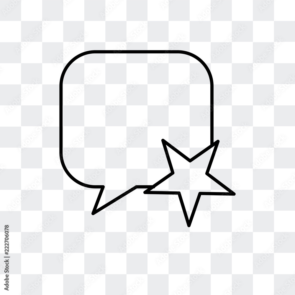 Poster speech bubble icon isolated on transparent background. modern and editable speech bubble icon. simpl