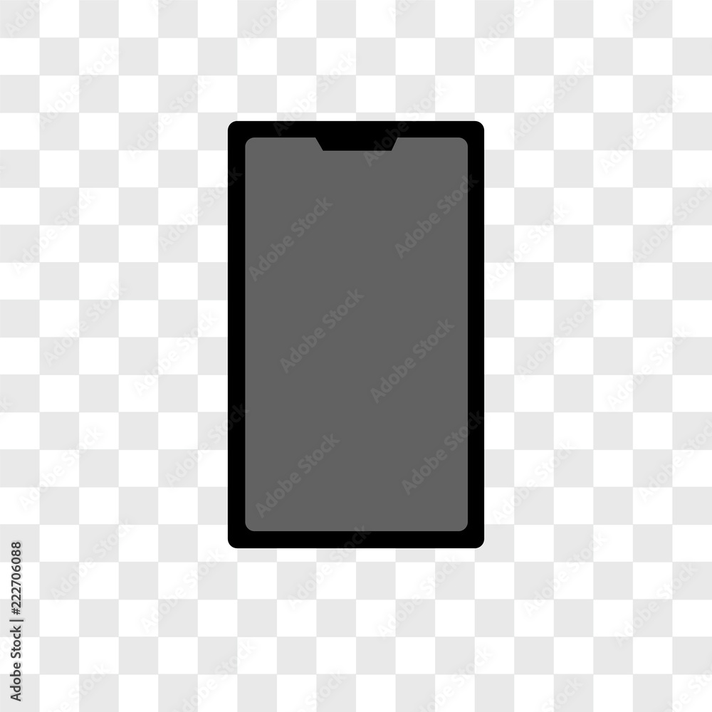 Poster phone icons isolated on transparent background. modern and editable phone icon. simple icon vector i